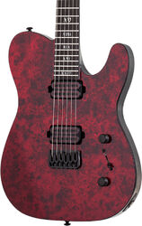 E-gitarre in teleform Schecter PT Apocalypse - Red reign