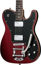E-gitarre in teleform Schecter PT Fastback II B - Metallic red