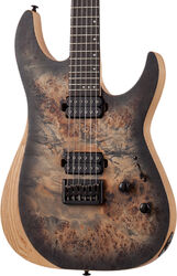 E-gitarre in str-form Schecter Reaper-6 - Satin charcoal burst