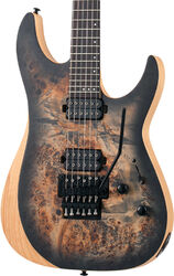 E-gitarre in str-form Schecter Reaper-6 FR - Satin charcoal burst