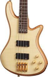 Solidbody e-bass Schecter Stiletto Custom-4 - Natural satin