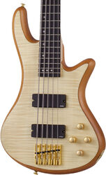 Solidbody e-bass Schecter Stiletto Custom-5 5-String - Natural satin