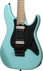 E-gitarre in str-form Schecter Sun Valley Super Shredder FR - Sea foam green