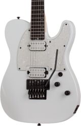 E-gitarre in teleform Schecter Sun Valley Super Shredder PT FR - Metallic white