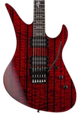 Signature-e-gitarre Schecter Synyster Gates Standard Plus - transparent deep red