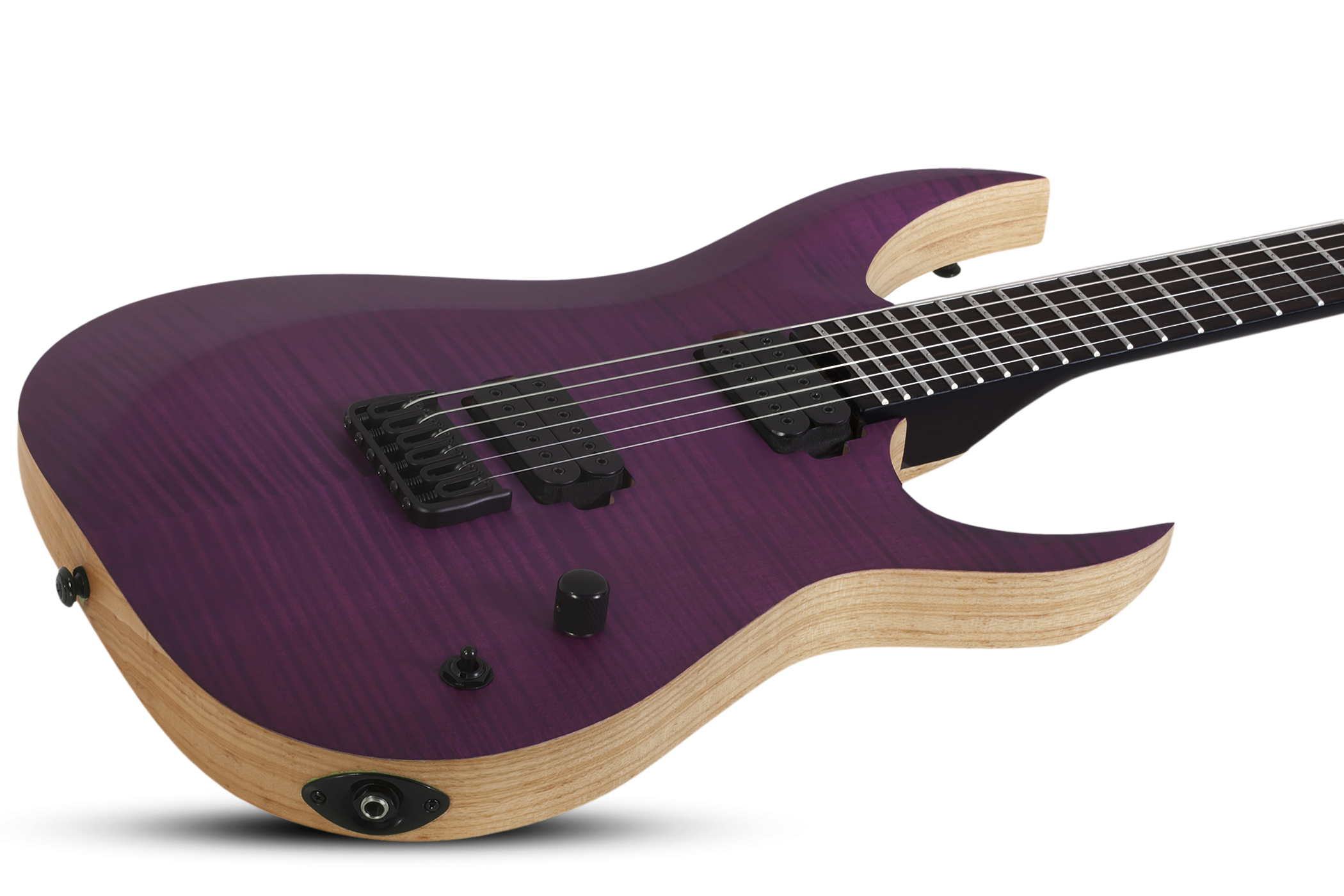 Schecter John Browne Tao-6 Signature 2h Ht Eb - Satin Trans Purple - E-Gitarre in Str-Form - Variation 1