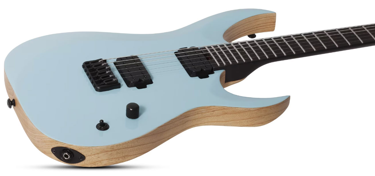 Schecter John Browne Tao-6 Signature 2h Ht Eb - Azure - E-Gitarre aus Metall - Variation 1
