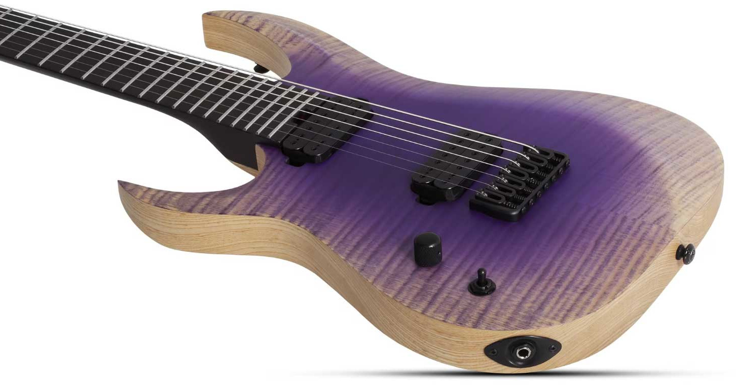 Schecter John Browne Tao-7 Signature Baryton Gaucher 2h Ht Eb - Ozone Burst - Bariton E-Gitarre - Variation 2