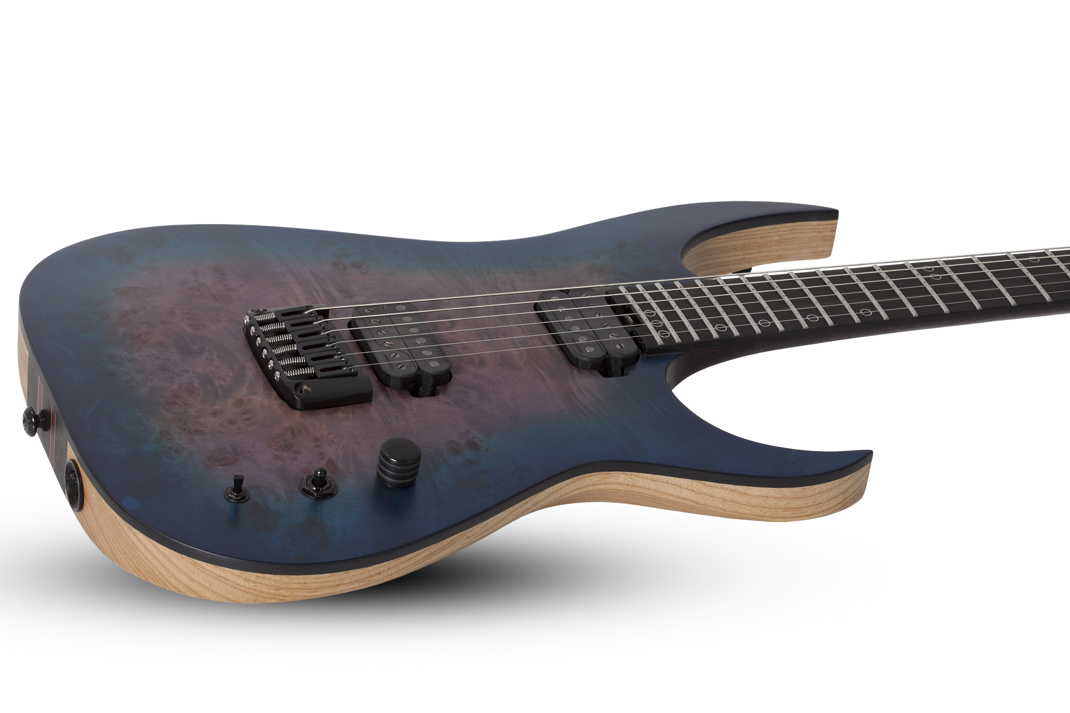 Schecter Keith Merrow Km-6 Mk-iii Artist Signature 2h Ht Eb - Blue Crimson - Double Cut E-Gitarre - Variation 2