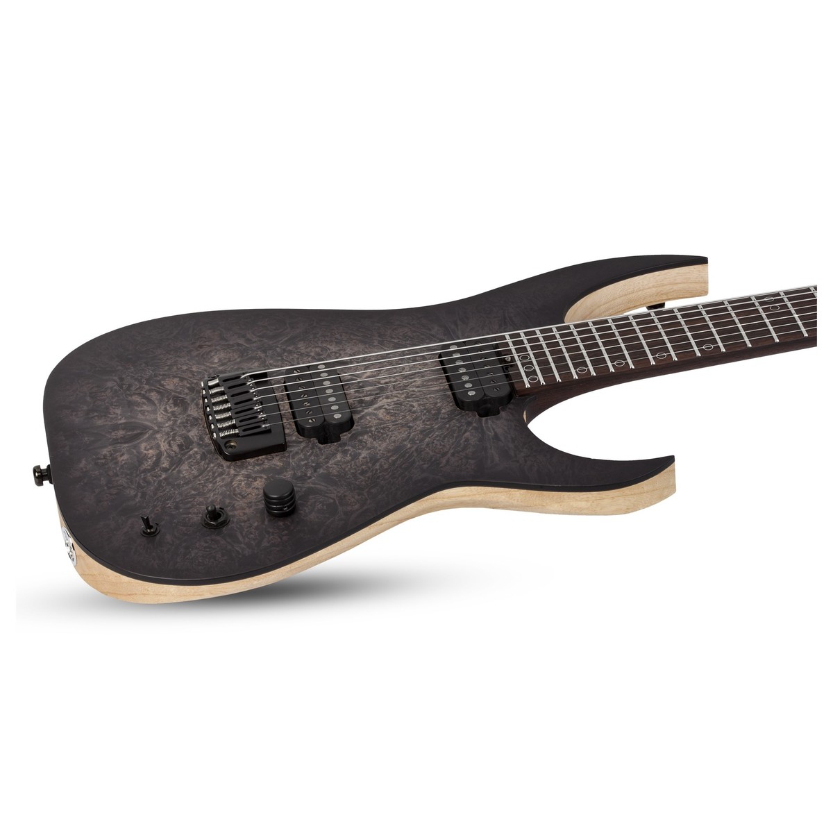 Schecter Keith Merrow Km-7 Mk-iii Artist Signature 7c 2h Ht Eb - Trans Black Pearl - 7-saitige E-Gitarre - Variation 2