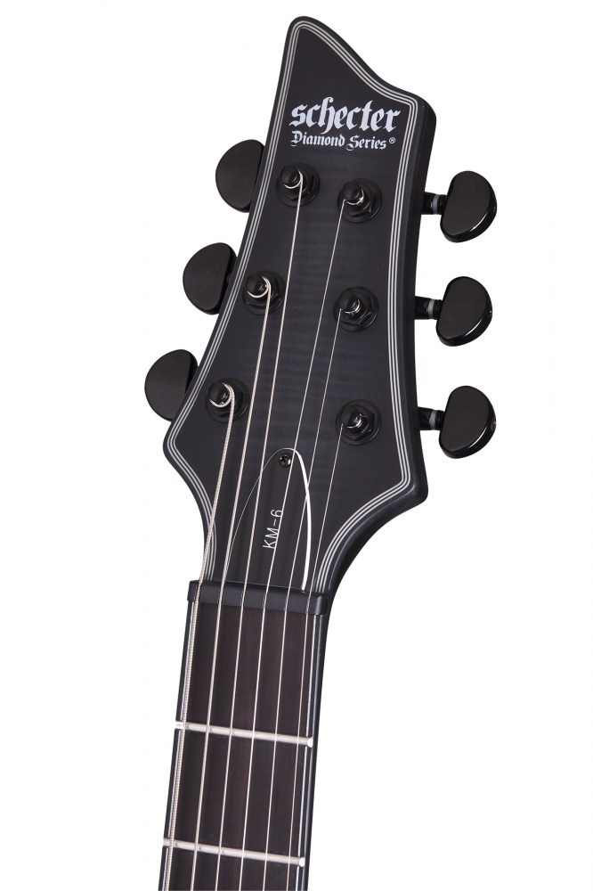 Schecter Keith Merrow Km-6 Signature Hh Ht Eb - Trans Black Burst Satin - E-Gitarre in Str-Form - Variation 6