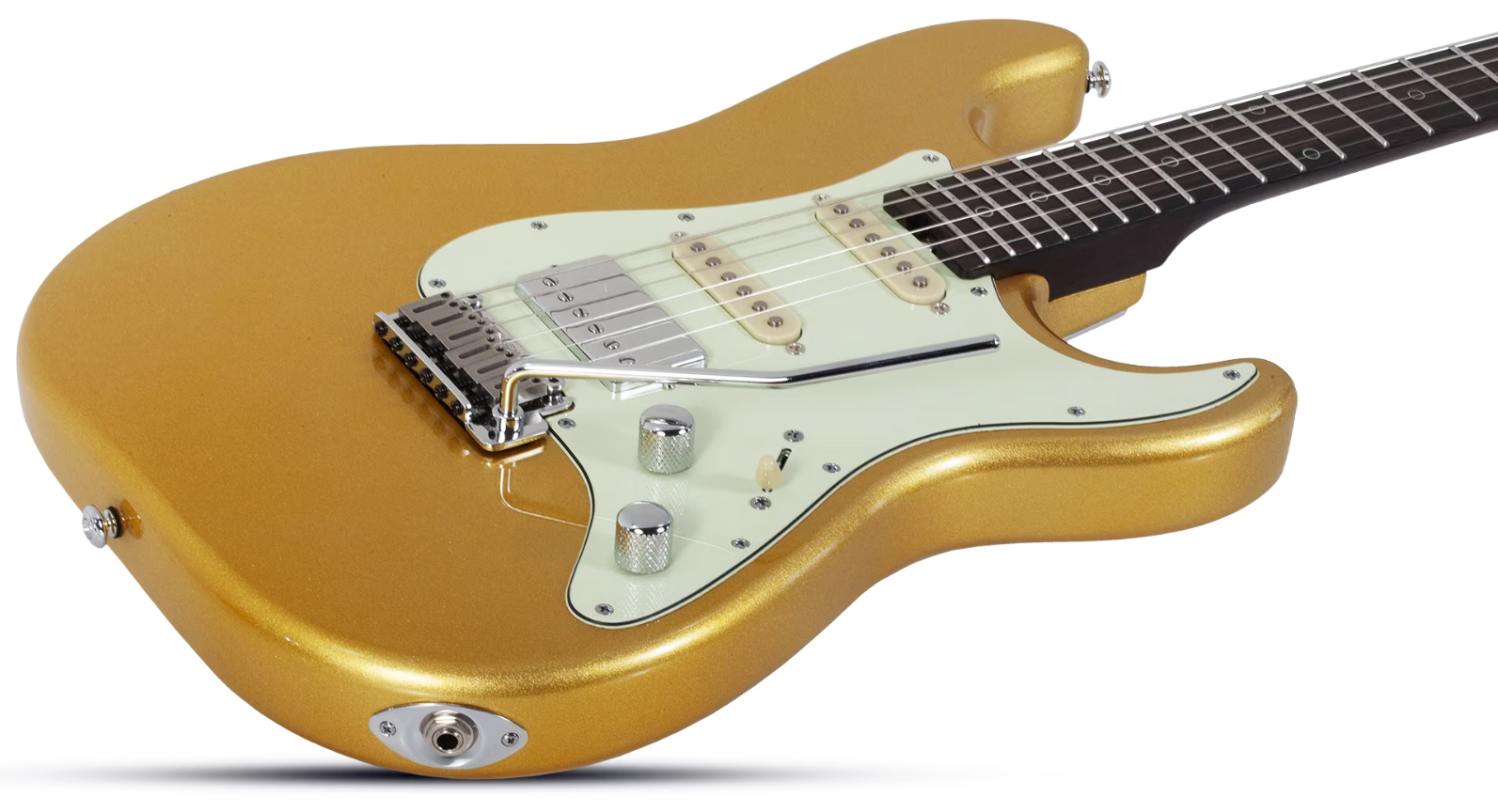 Schecter Nick Johnston Traditional 10th Ann. Signature Hss Trem Eb - Atomic Saffron - E-Gitarre in Str-Form - Variation 1