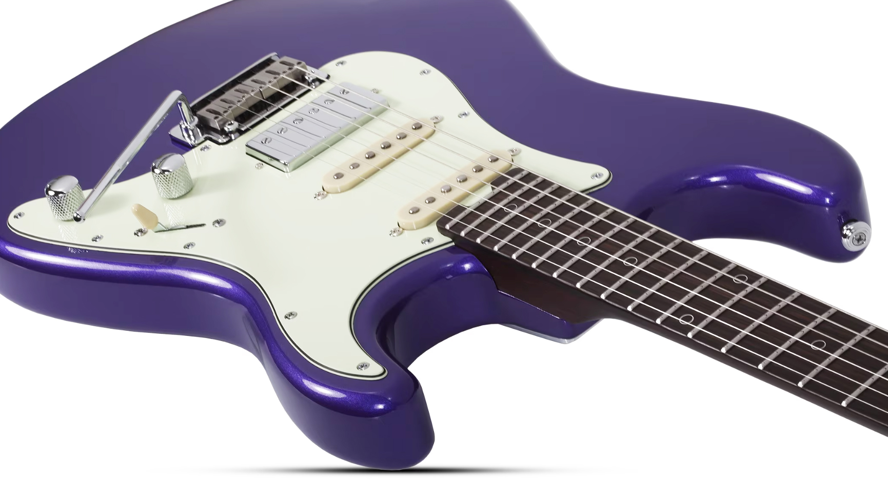 Schecter Nick Johnston Traditional 10th Ann. Signature Hss Trem Eb - Atomic Violet - E-Gitarre in Str-Form - Variation 2