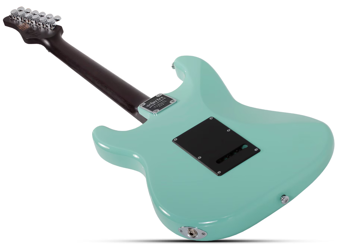 Schecter Nick Johnston Traditional 10th Ann. Signature Hss Trem Eb - Atomic Green - E-Gitarre in Str-Form - Variation 5