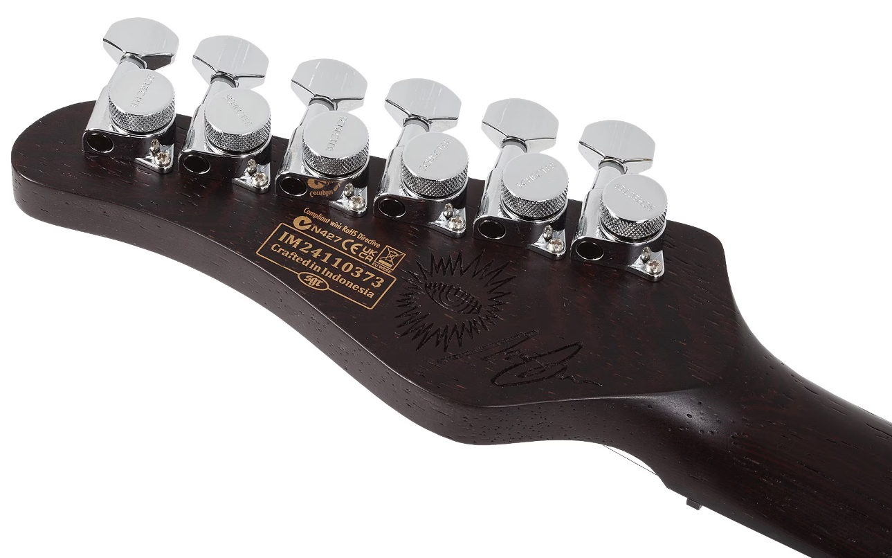 Schecter Nick Johnston Traditional 10th Ann. Signature Hss Trem Eb - Atomic Saffron - E-Gitarre in Str-Form - Variation 6