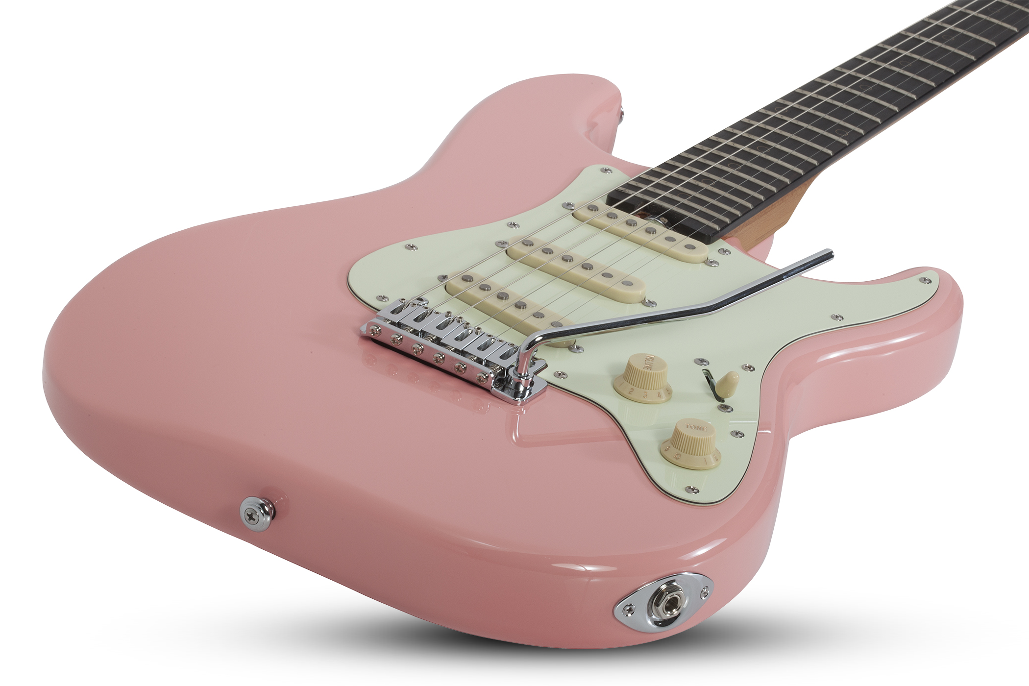 Schecter Nick Johnston Traditional Signature 3s Trem Eb - Atomic Coral - E-Gitarre in Str-Form - Variation 2