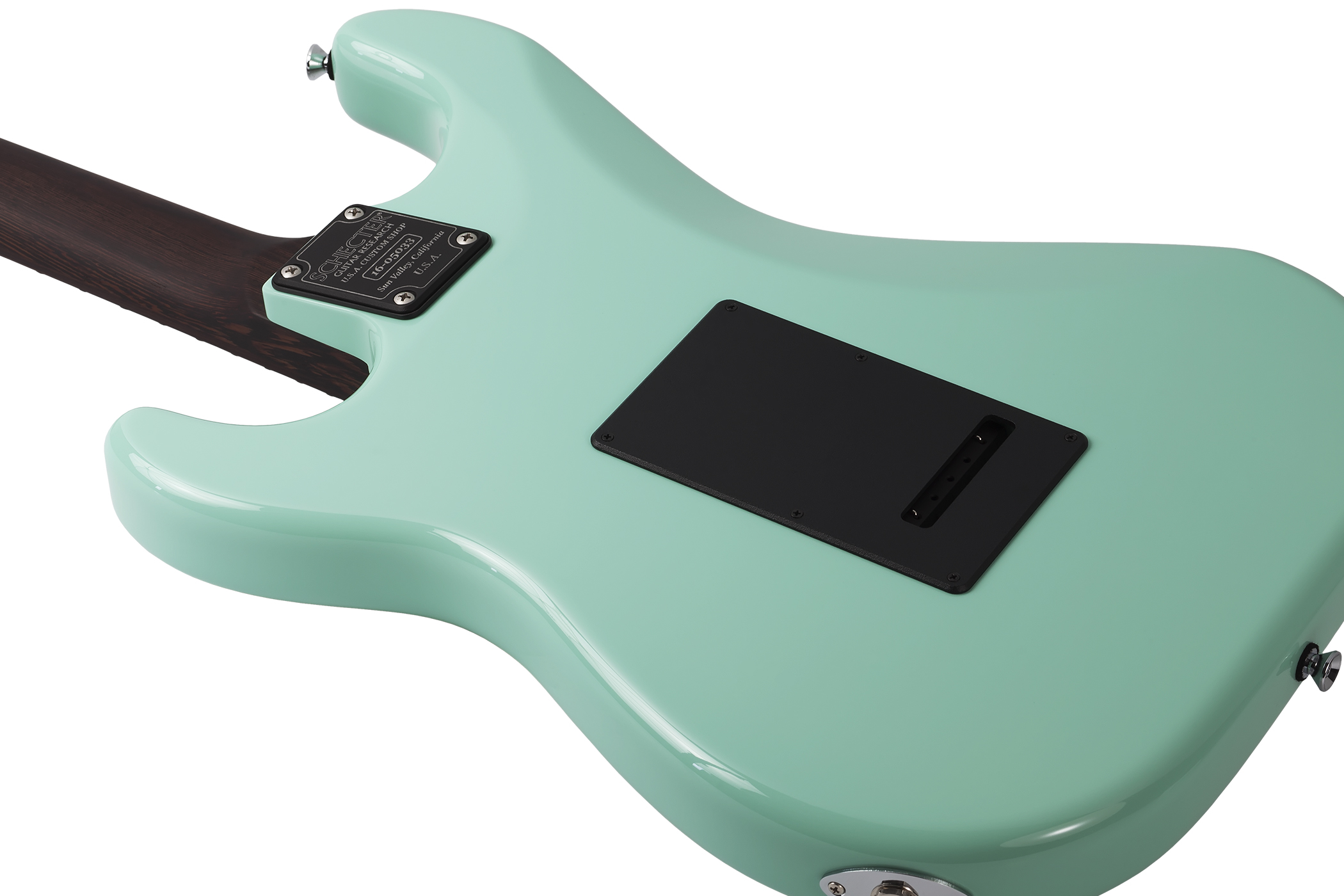 Schecter Nick Johnston Usa Signature 3s Trem Eb - Atomic Green - E-Gitarre in Str-Form - Variation 2