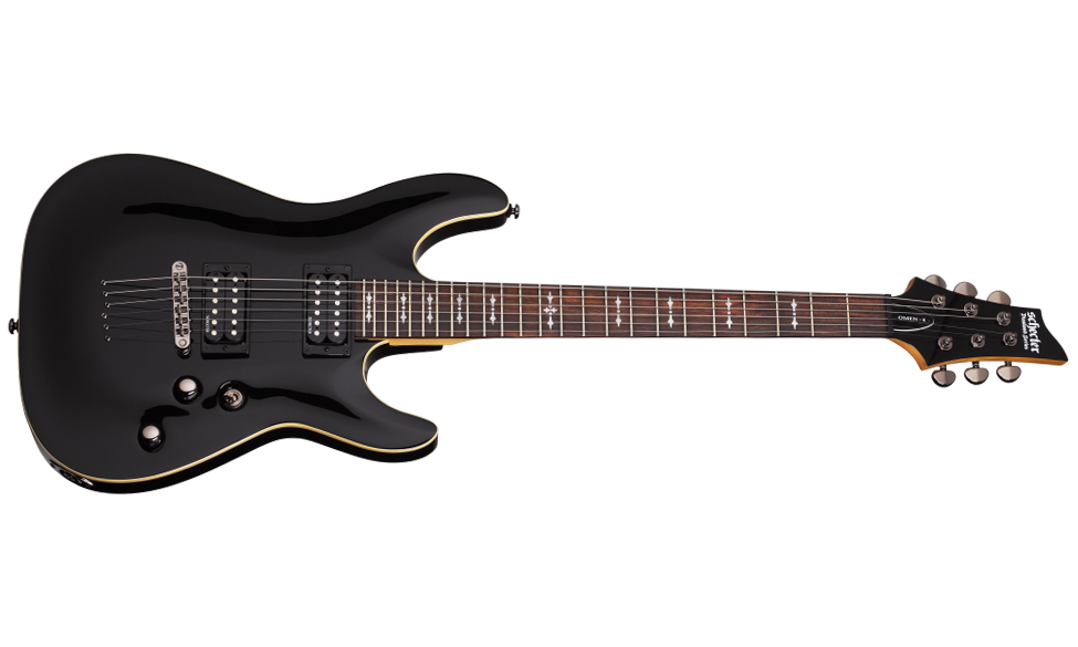 Schecter Omen Extreme-6 2h Ht Rw - See-thru Black - E-Gitarre in Str-Form - Variation 1