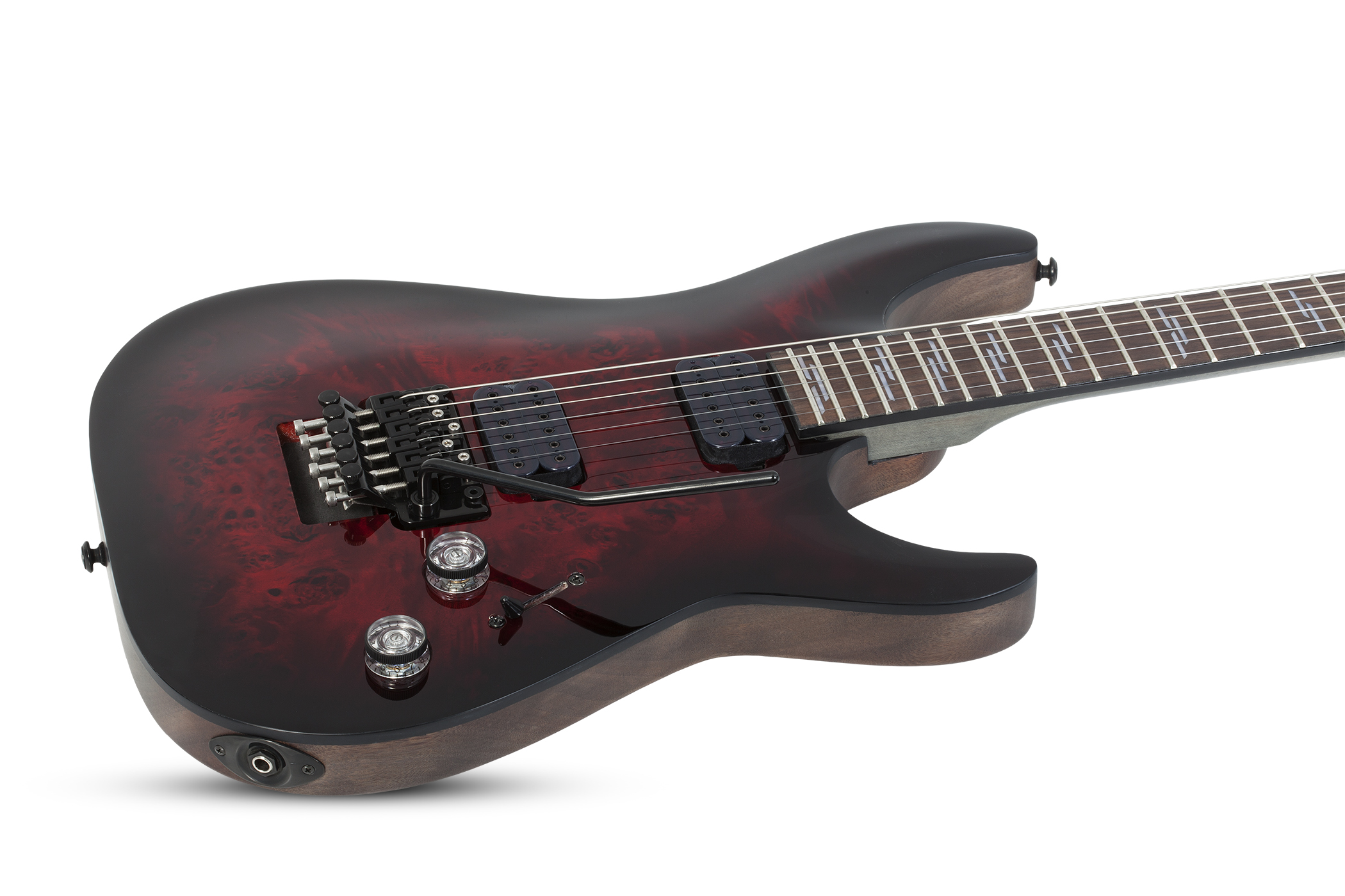 Schecter Omen Elite-6 Fr 2h Rw - Black Cherry Burst - E-Gitarre in Str-Form - Variation 1