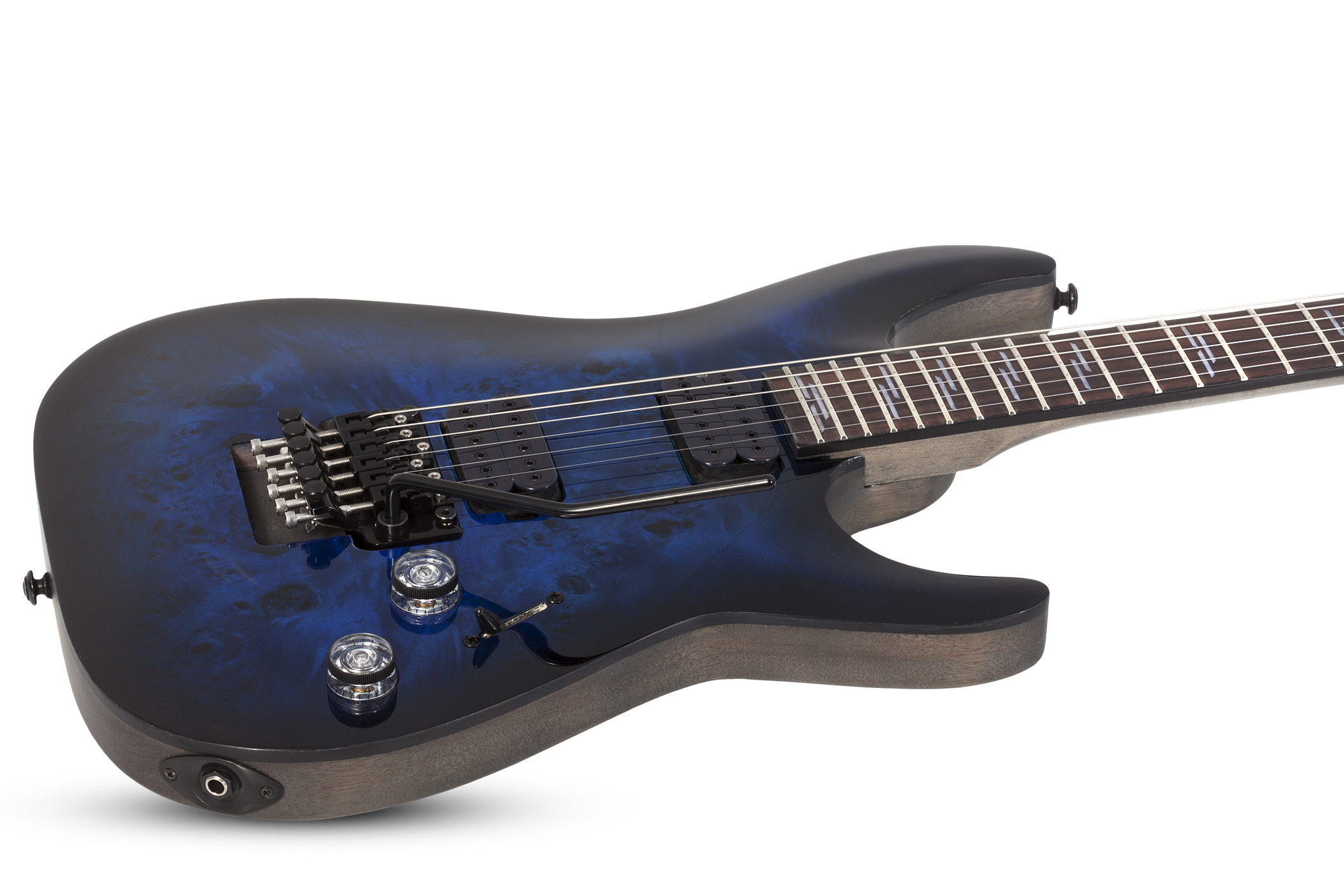 Schecter Omen Elite-6 Fr Hh Rw - See Thru Blueburst - E-Gitarre in Str-Form - Variation 1