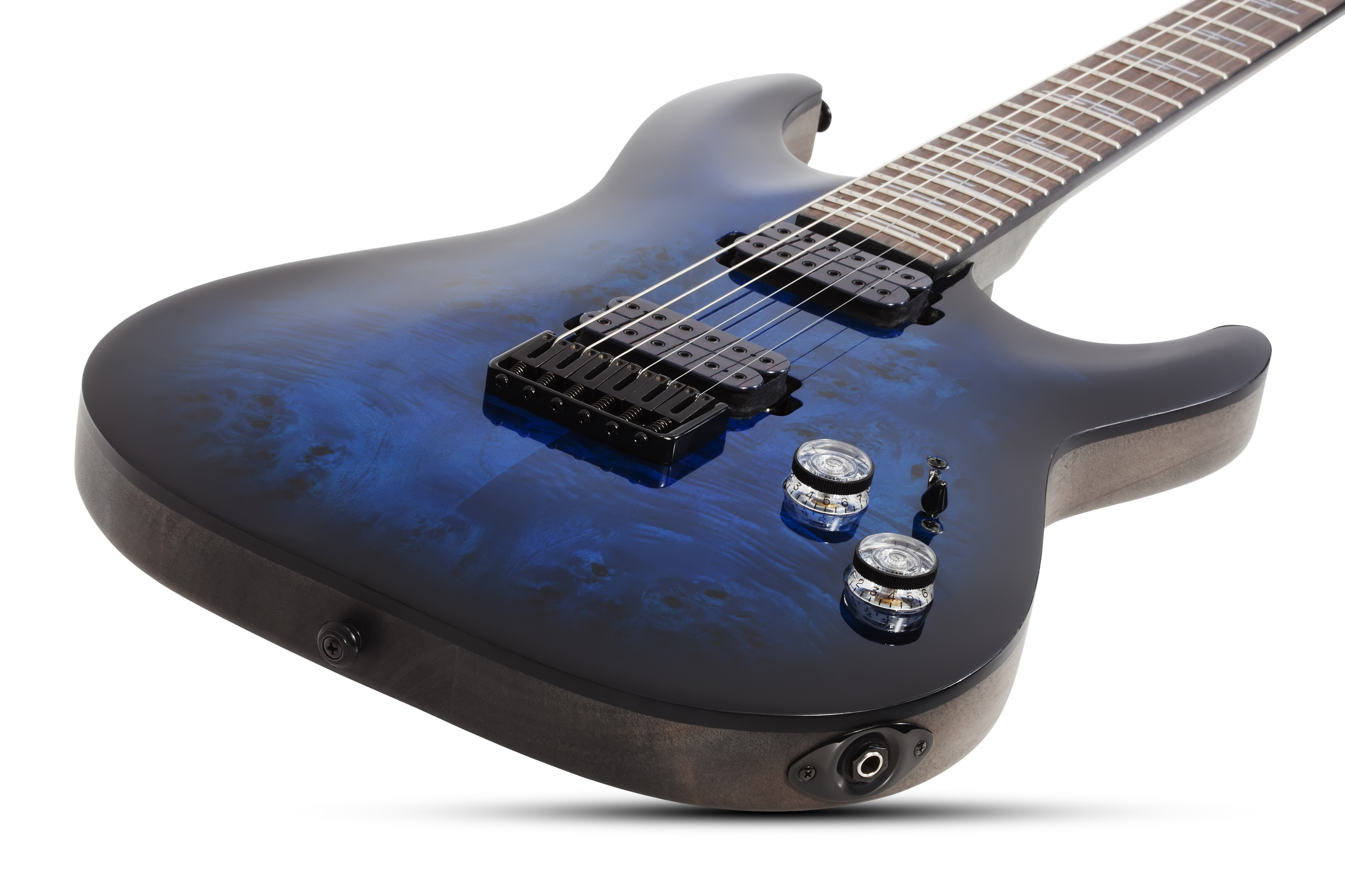 Schecter Omen Elite-6 2h Ht Rw - See Thru Blueburst - E-Gitarre in Str-Form - Variation 1