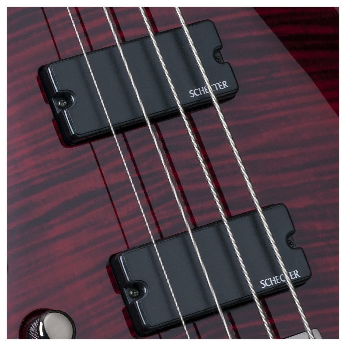 Schecter Omen Extreme-4 Lh Gaucher Active Rw - Black Cherry - Solidbody E-bass - Variation 2