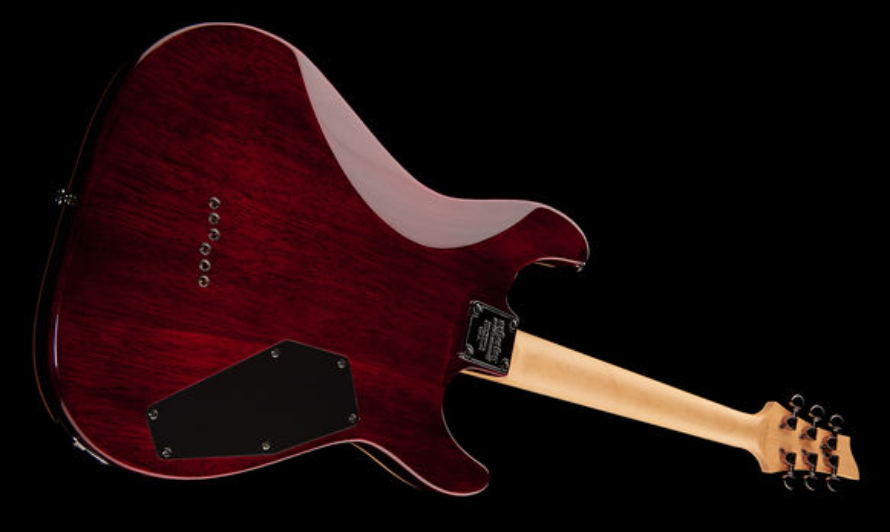 Schecter Omen Extreme-6 Lh Gaucher 2h Rw - Black Cherry - E-Gitarre für Linkshänder - Variation 2