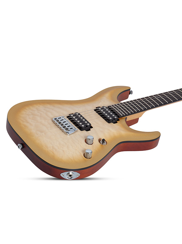 Schecter Omen Extreme Ii 2h Ht Eb - Gold Rush - E-Gitarre in Str-Form - Variation 3