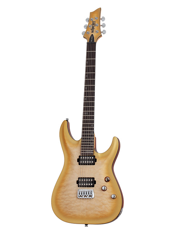 Schecter Omen Extreme Ii 2h Ht Eb - Gold Rush - E-Gitarre in Str-Form - Variation 4