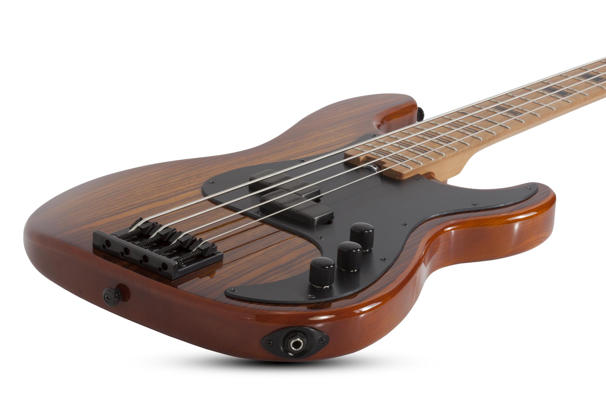 Schecter P-4 Exotic Active Emg Mn - Faded Vintage Sunburst - Solidbody E-bass - Variation 1