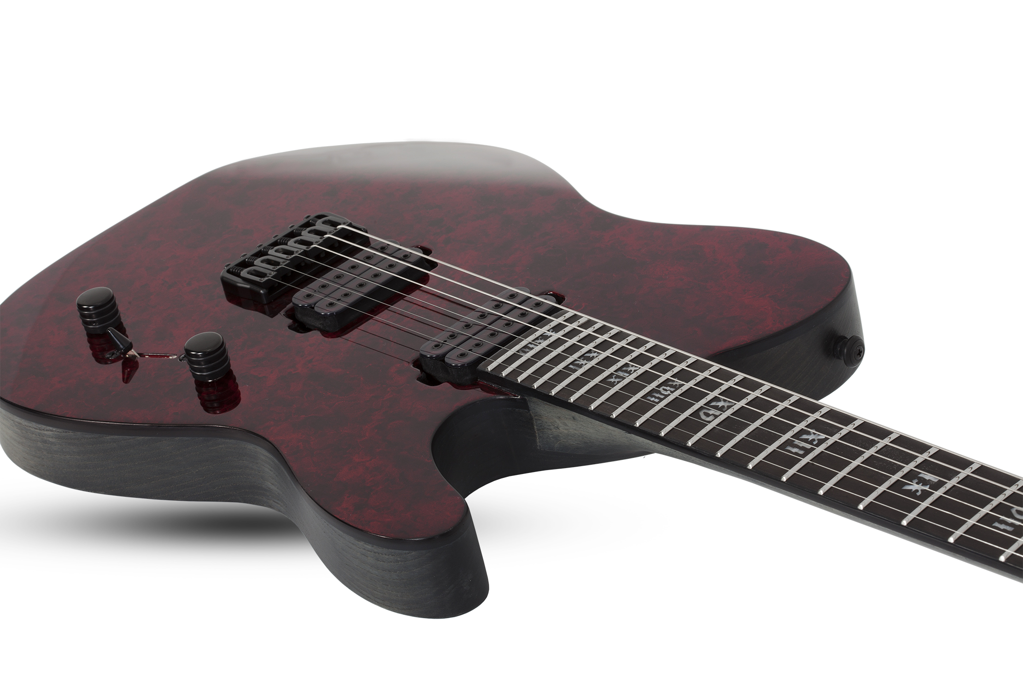 Schecter Pt Apocalypse 2h Ht Eb - Red Reign - E-Gitarre in Teleform - Variation 2