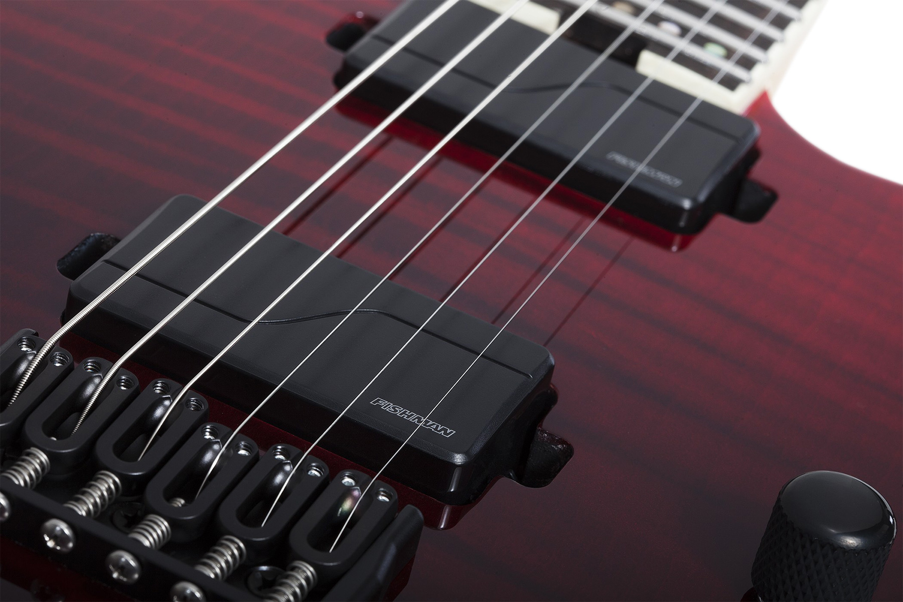 Schecter Pt Sls Elite 2h Fishman Fluence Modern Ht Eb - Blood Burst - E-Gitarre in Teleform - Variation 2