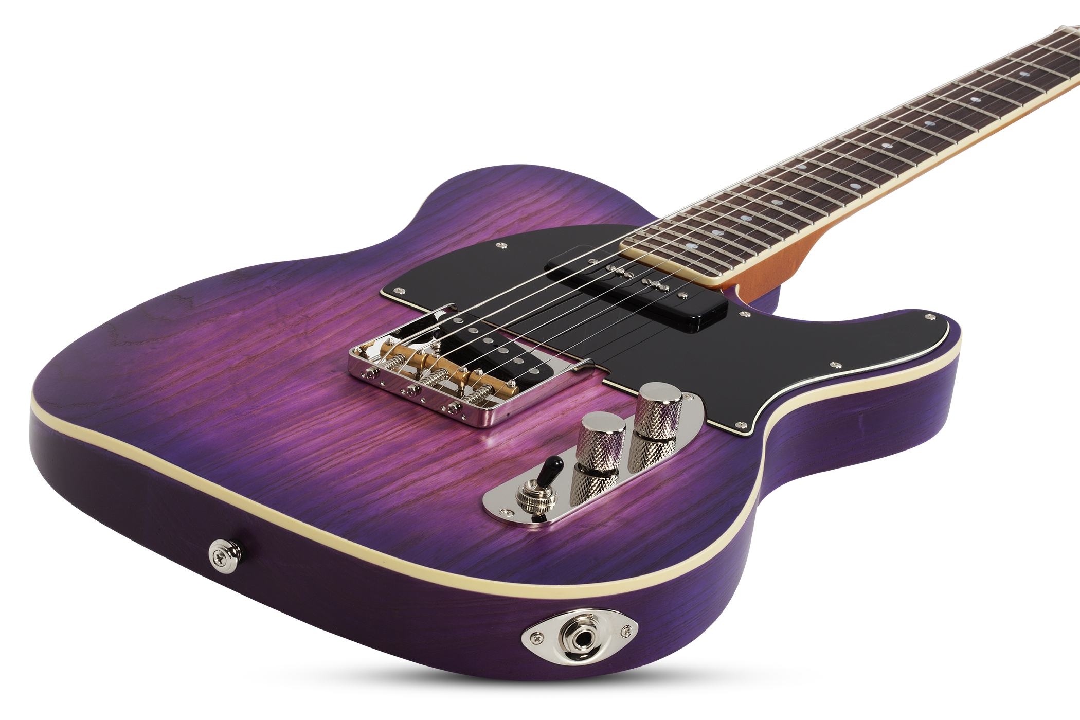 Schecter Pt Special 2s Ht Rw - Purple Burst Pearl - E-Gitarre in Teleform - Variation 1