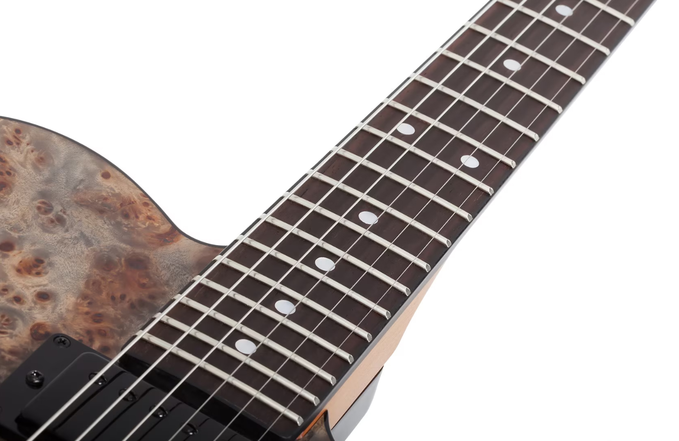Schecter Pt Standard 2h Ht Rw - Black Fade Burst Burl - E-Gitarre in Teleform - Variation 4