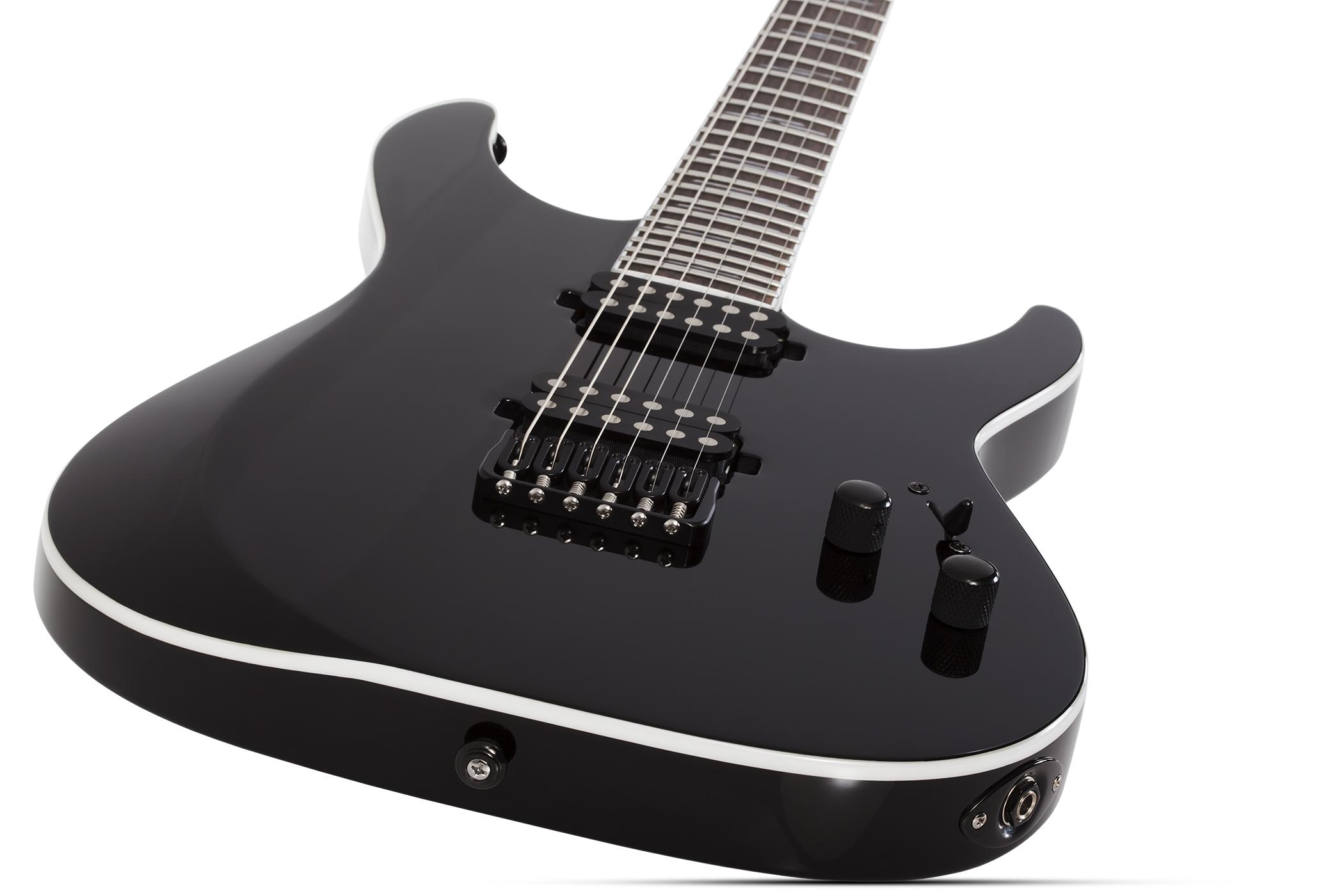Schecter Reaper-6 Custom 2h Ht Eb - Black - E-Gitarre in Str-Form - Variation 1