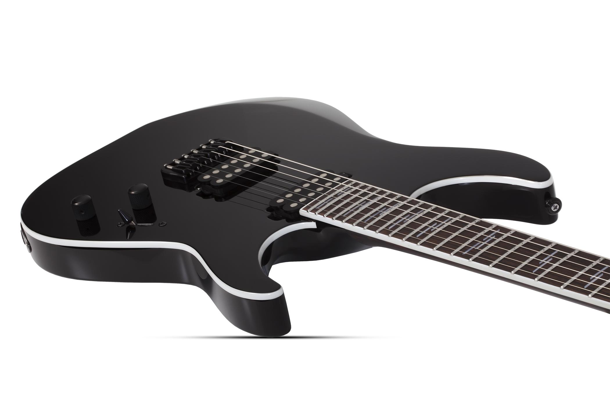 Schecter Reaper-6 Custom 2h Ht Eb - Black - E-Gitarre in Str-Form - Variation 2