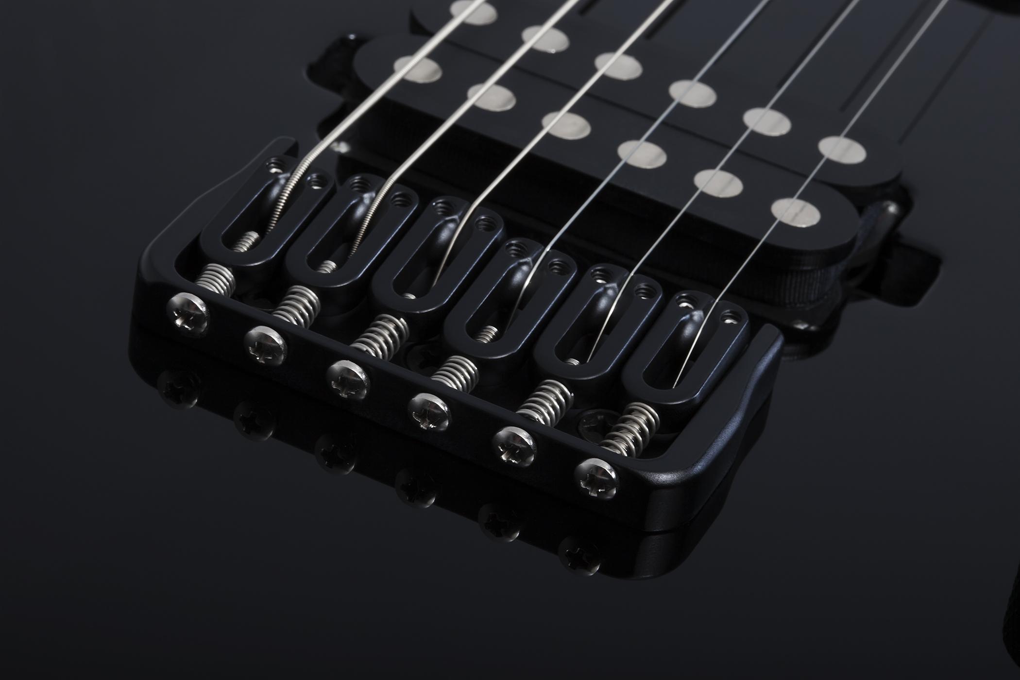 Schecter Reaper-6 Custom 2h Ht Eb - Black - E-Gitarre in Str-Form - Variation 5