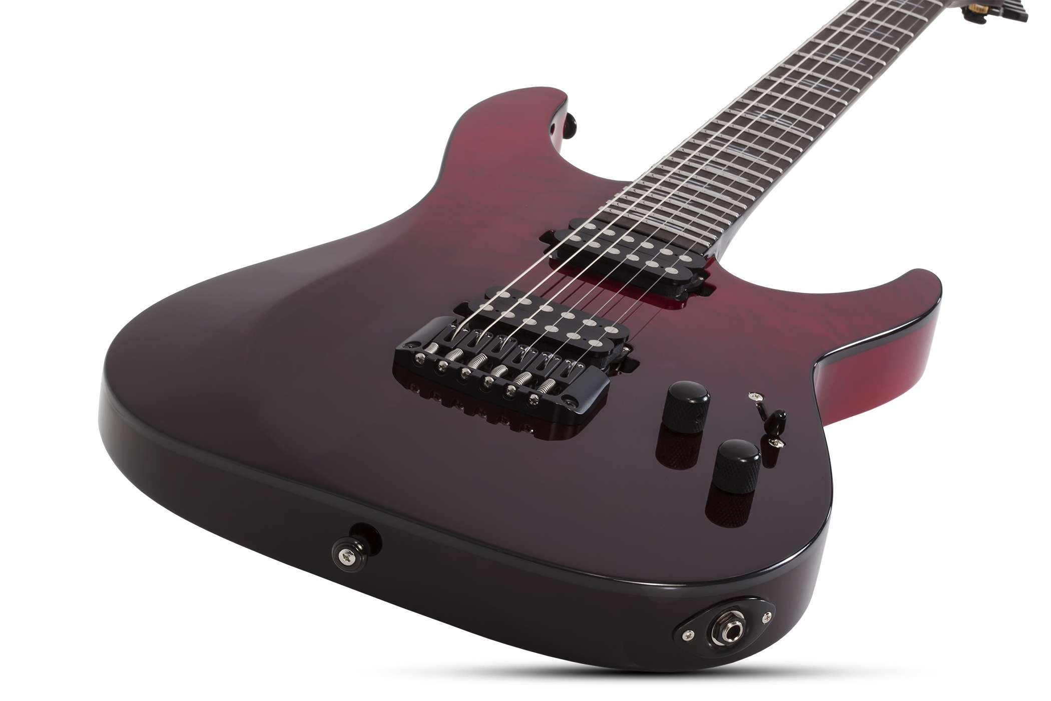 Schecter Reaper-6 Elite 2h Ht Eb - Blood Burst - E-Gitarre in Str-Form - Variation 1