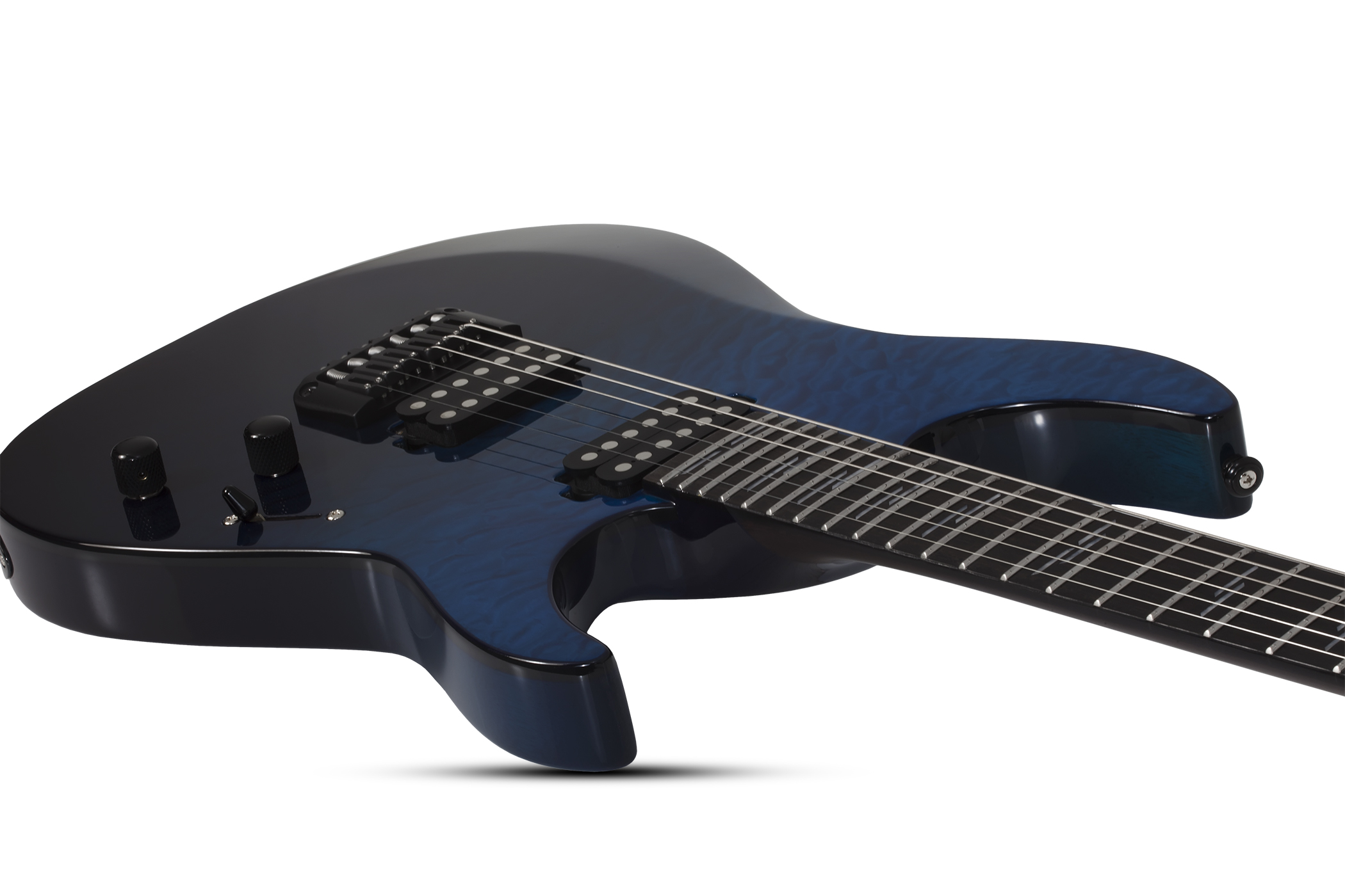 Schecter Reaper-6 Elite 2h Ht Eb - Deep Blue Ocean - E-Gitarre in Str-Form - Variation 2