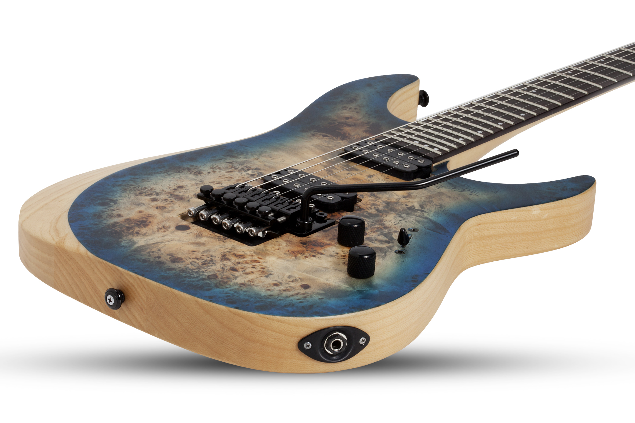 Schecter Reaper-6 Fr 2h Eb - Satin Sky Burst - E-Gitarre in Str-Form - Variation 1