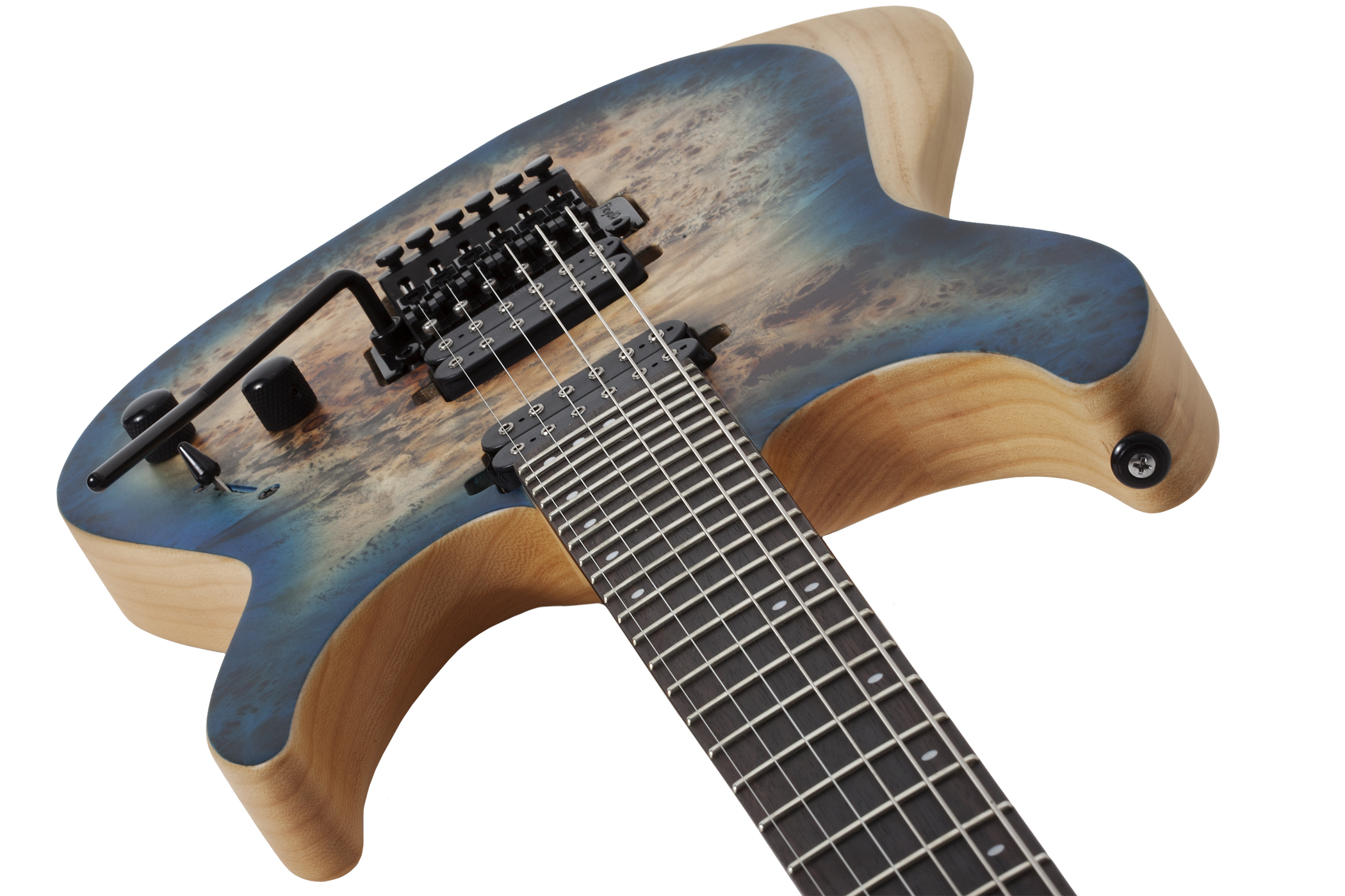 Schecter Reaper-6 Fr 2h Eb - Satin Sky Burst - E-Gitarre in Str-Form - Variation 2