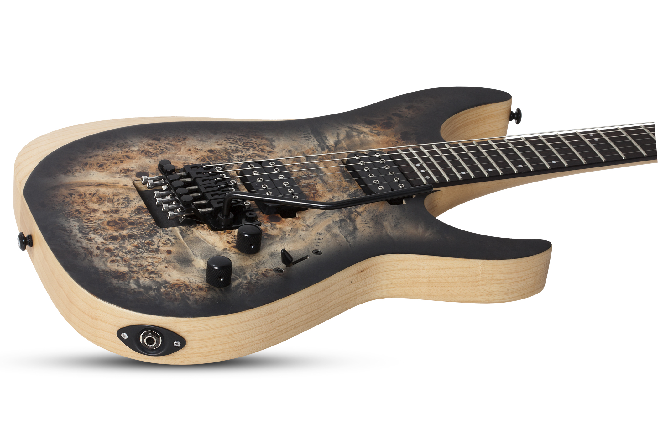 Schecter Reaper-6 Fr 2h Eb - Satin Charcoal Burst - E-Gitarre in Str-Form - Variation 2