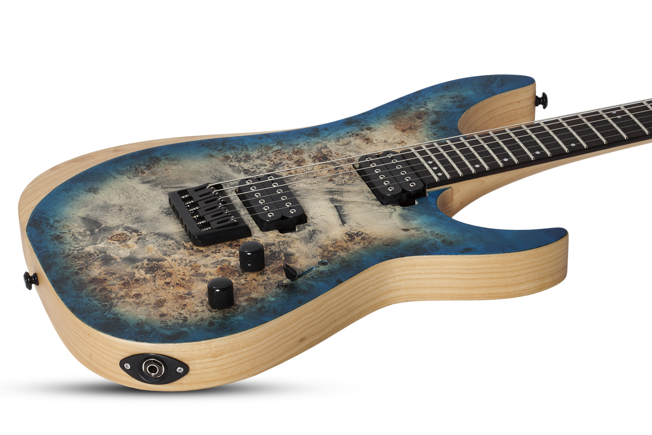 Schecter Reaper-6 2h Ht Eb - Satin Sky Burst - E-Gitarre in Str-Form - Variation 1