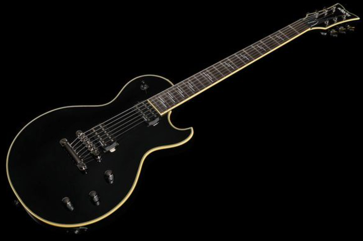 Schecter Solo-ii Blackjack 2h Lundgren Ht Eb - Black - Single-Cut-E-Gitarre - Variation 1