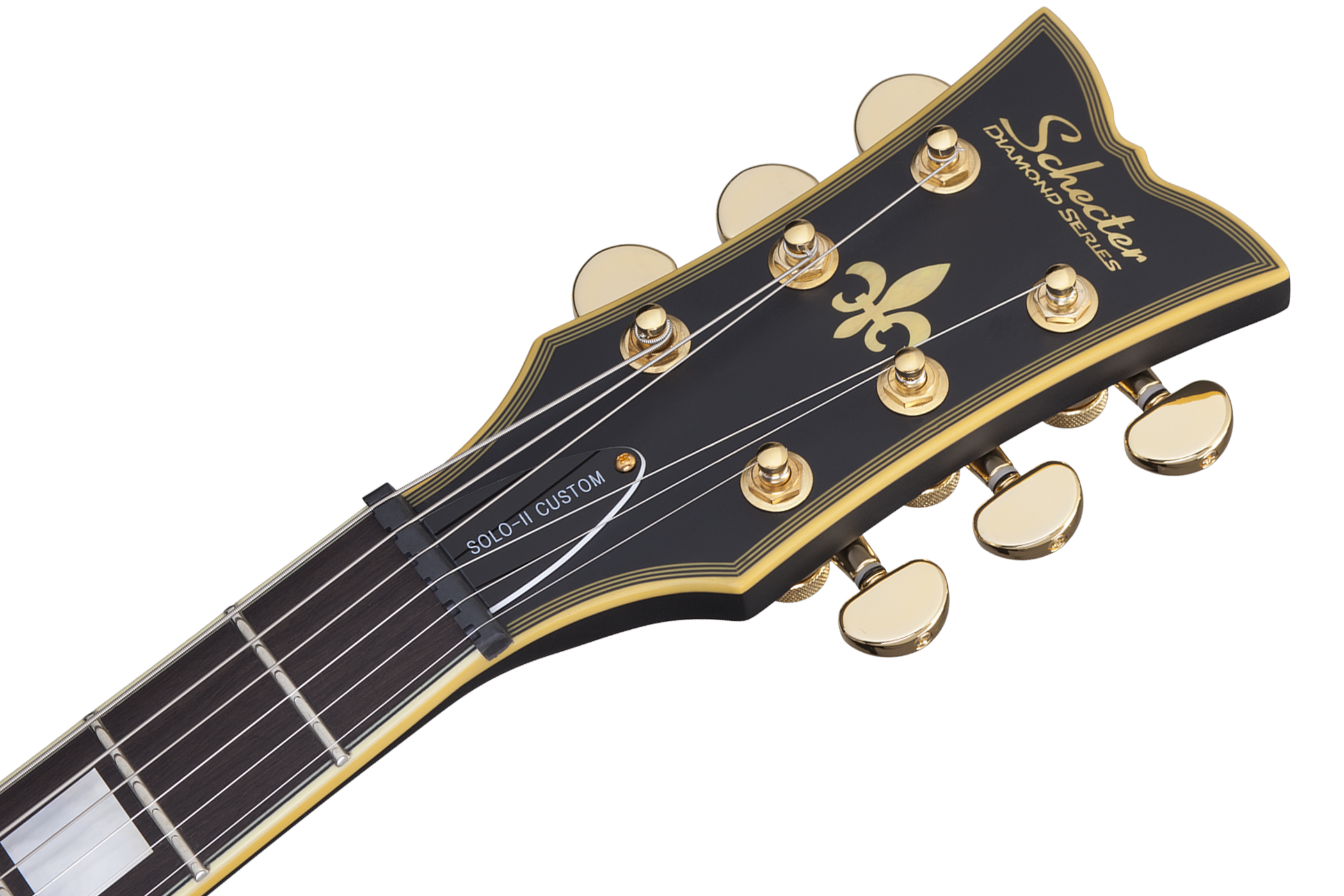 Schecter Solo-ii Custom 2h Ht Eb - Aged Black Satin - Single-Cut-E-Gitarre - Variation 4