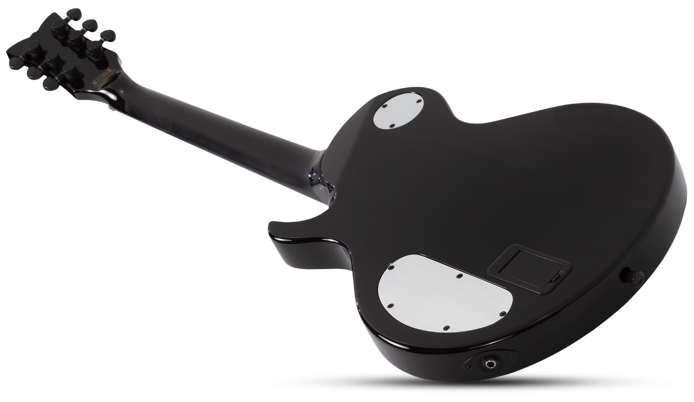 Schecter Solo Ii Pryzm Palladium 2h Fishman Fluence Modern Eb - Gloss Black - E-Gitarre aus Metall - Variation 4