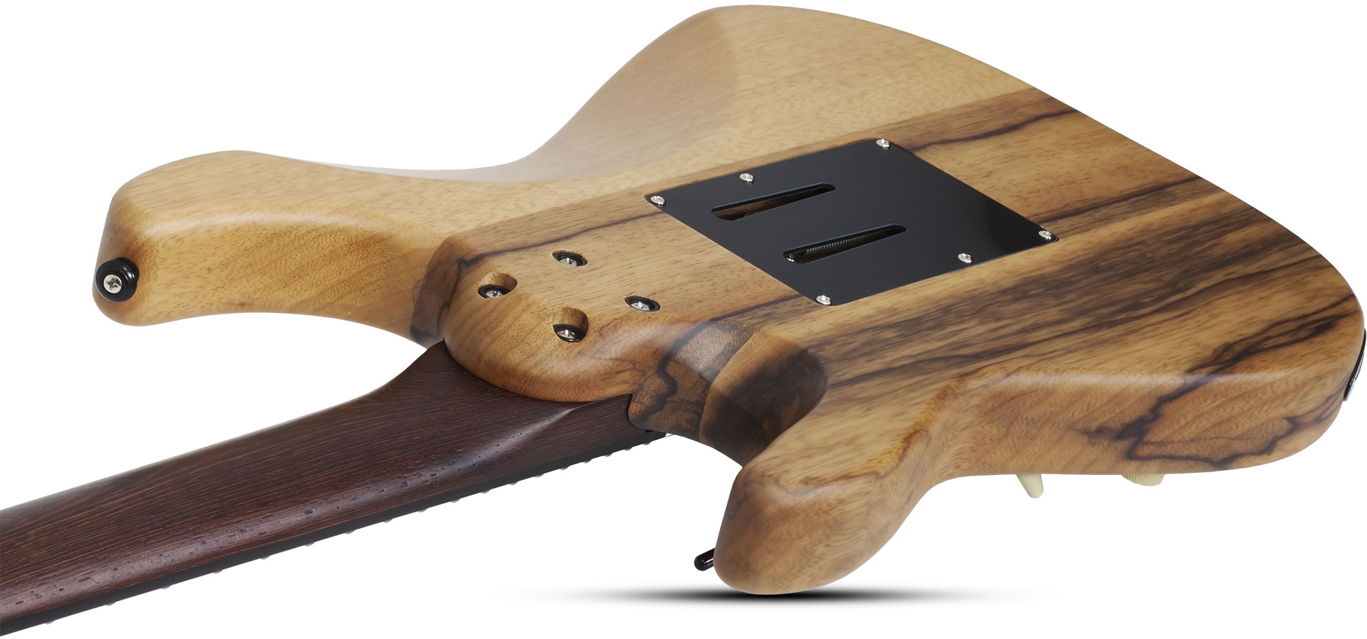 Schecter Sun Valley Super Shredder Exotic Black Limba 2h Fr Eb - Natural - E-Gitarre aus Metall - Variation 2