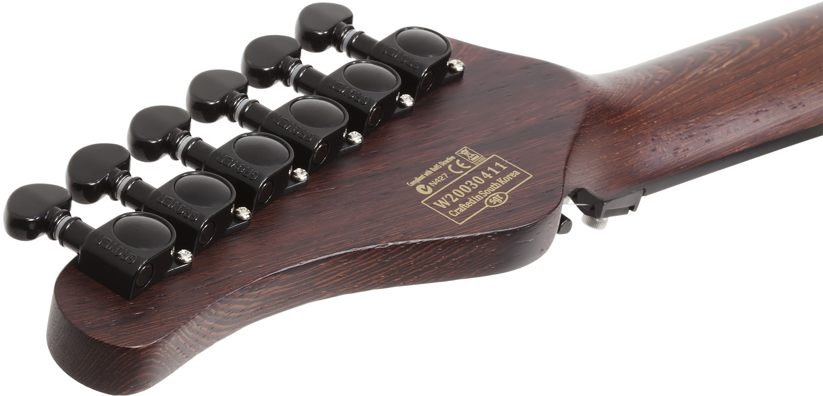 Schecter Sun Valley Super Shredder Exotic Black Limba 2h Fr Eb - Natural - E-Gitarre aus Metall - Variation 4