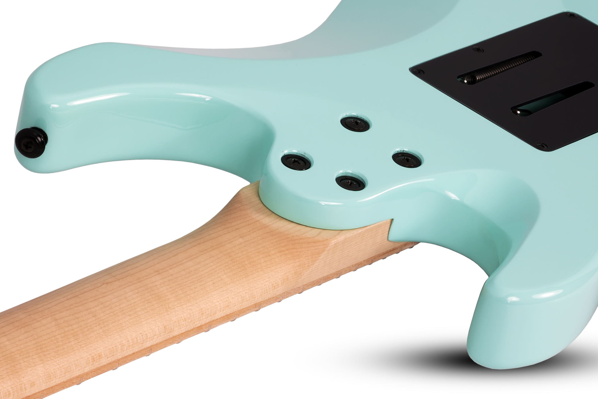 Schecter Sun Valley Super Shredder Fr 2h Emg Mn - Sea Foam Green - E-Gitarre in Str-Form - Variation 4