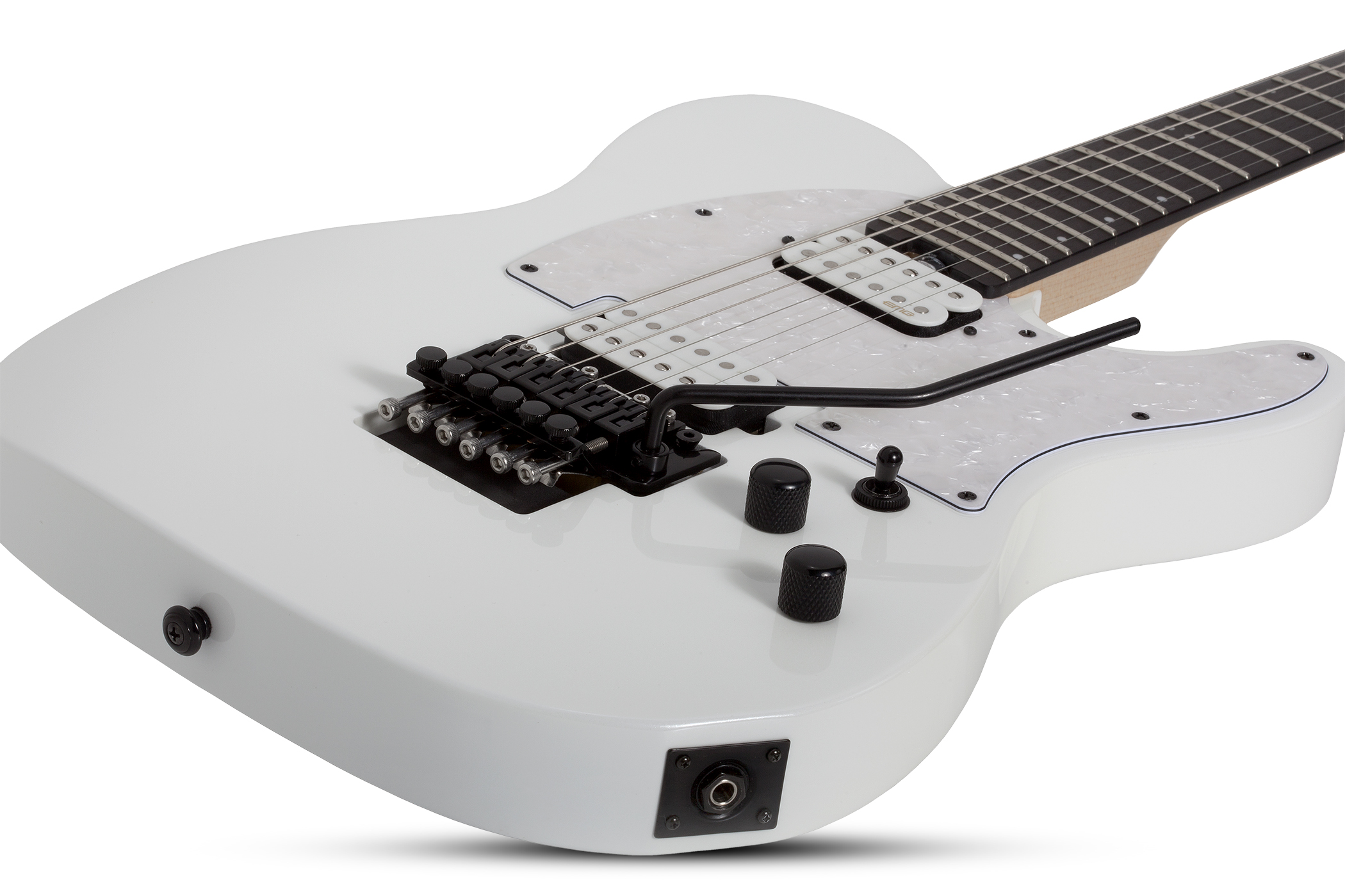 Schecter Sun Valley Super Shredder Pt Fr 2h Emg Rw - Metallic White - E-Gitarre in Teleform - Variation 1